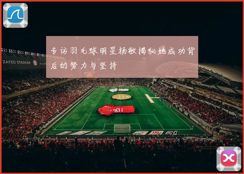 专访羽毛球明星杨敏揭秘她成功背后的努力与坚持
